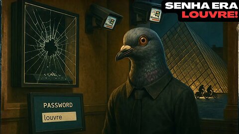 📰A senha do Louvre era “louvre”, Loucura né?