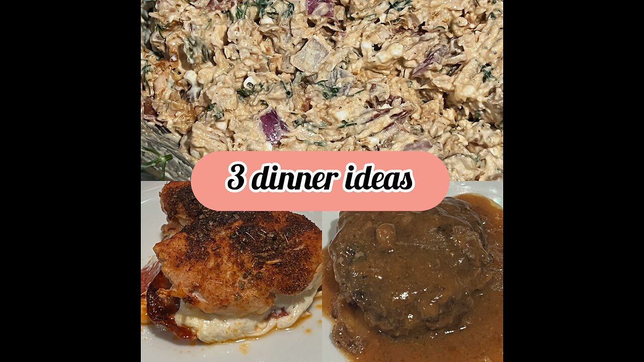 3 Easy Dinner recipes