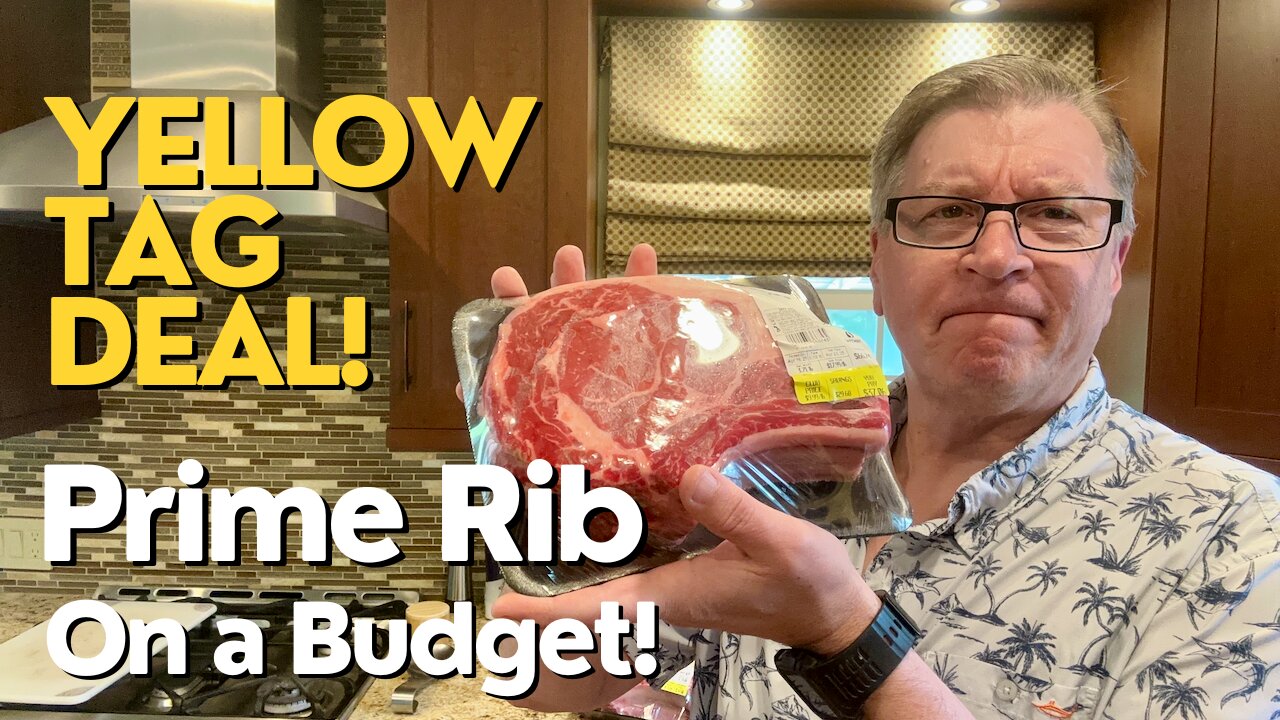 Yellow Tag Prime Rib- Dry Brined, Reverse Seared Goodness!
