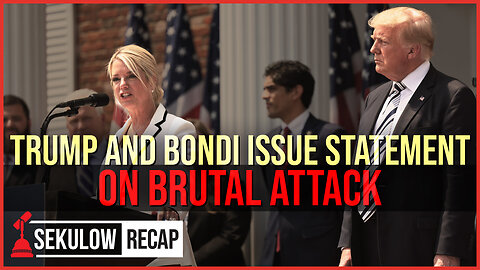 Trump and Bondi Issue Statement on Brutal Attack