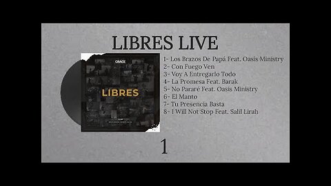 Grupo Grace - Libres Live - Álbum Completo.