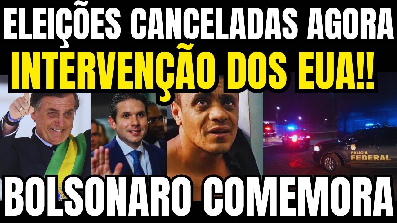 BOMBA!! PF ACABA DE PRENDER DELEGADO!! ELEIÇÕES CANCELADAS AS PRESSAS!! BOLSONARO COMEMORA!!