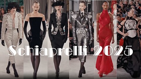 Schiaparelli 2025/26 AW Haute Couture | Golden Dreams & Surreal Elegance on the Runway