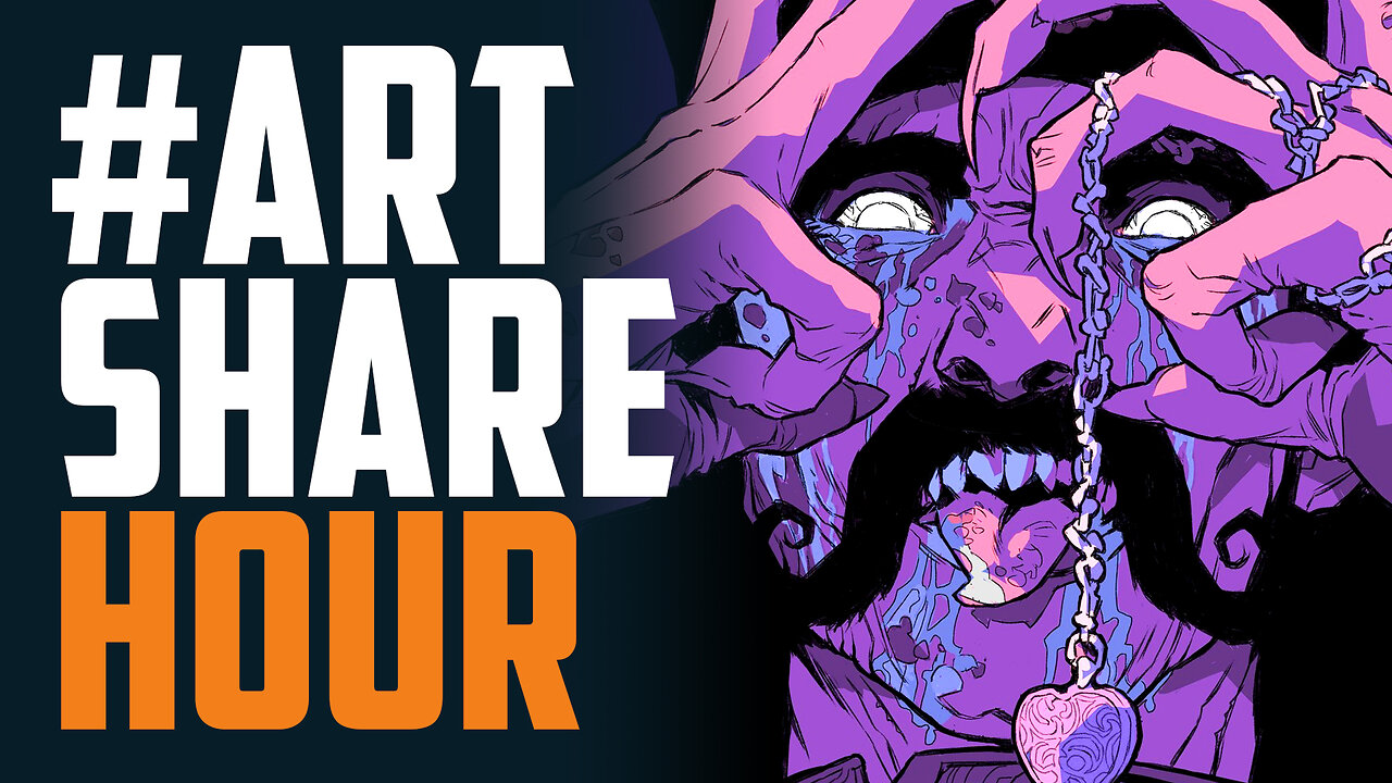 ART SHARE Hour #Ep 63 - Sketches, Inks, Comic Art, Pin-ups, Pages, & Paintings!