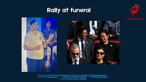 Rally at funeral