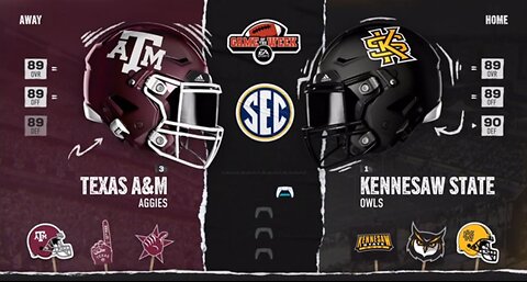 S5 Rebuild Kennesaw State vs Texas A&M: Battle to get to the SEC Championship!