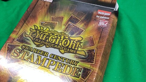 Yu-Gi-Oh! Quarter Century Stampede mini box opening