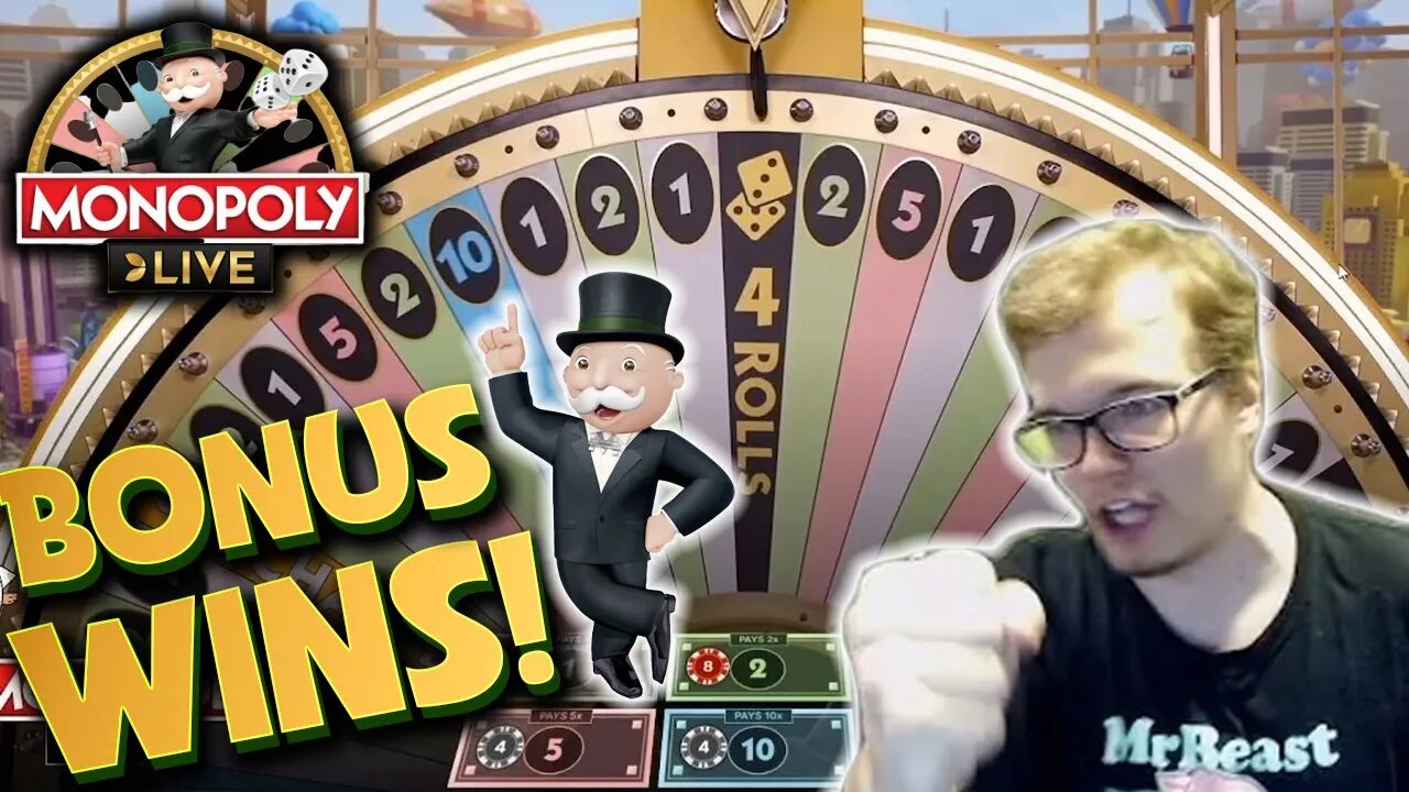 MONOPOLY LIVE CRAZY WINNING STREAK!