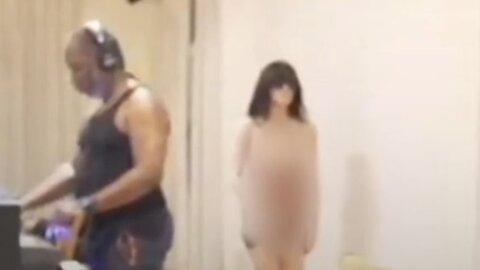 Bianca Censori appears to be NAKED in Kanye's manic livestream where fans think he's 'come out as gay'