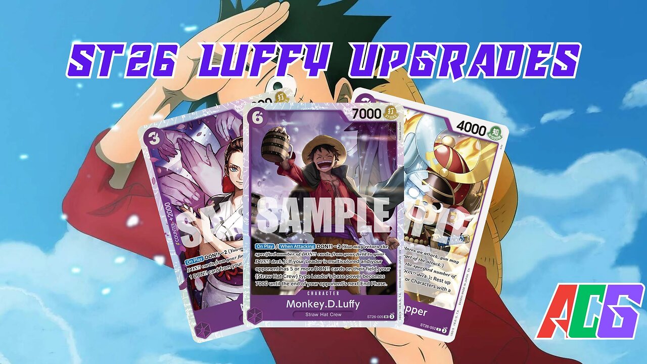 Starter Deck 26 Blarple Luffy | One Piece TCG | $30 Upgrades