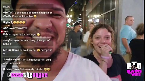 #orlandonightlife IRL - @goocheese6994 MAKES A.K. RAGE QUIT???
