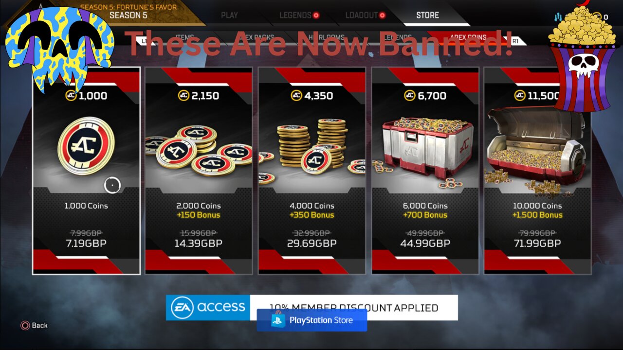 Your In Game Currency Is banned!