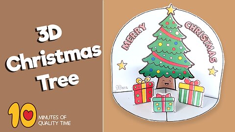 3D Christmas Tree Craft
