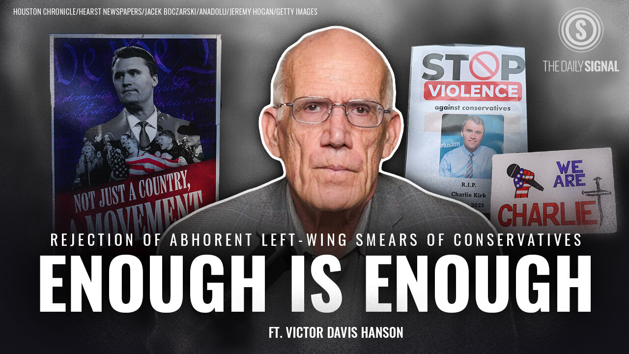 Victor Davis Hanson: Western Civilization Has Reached Its Turning Point After Charlie Kirk's Death