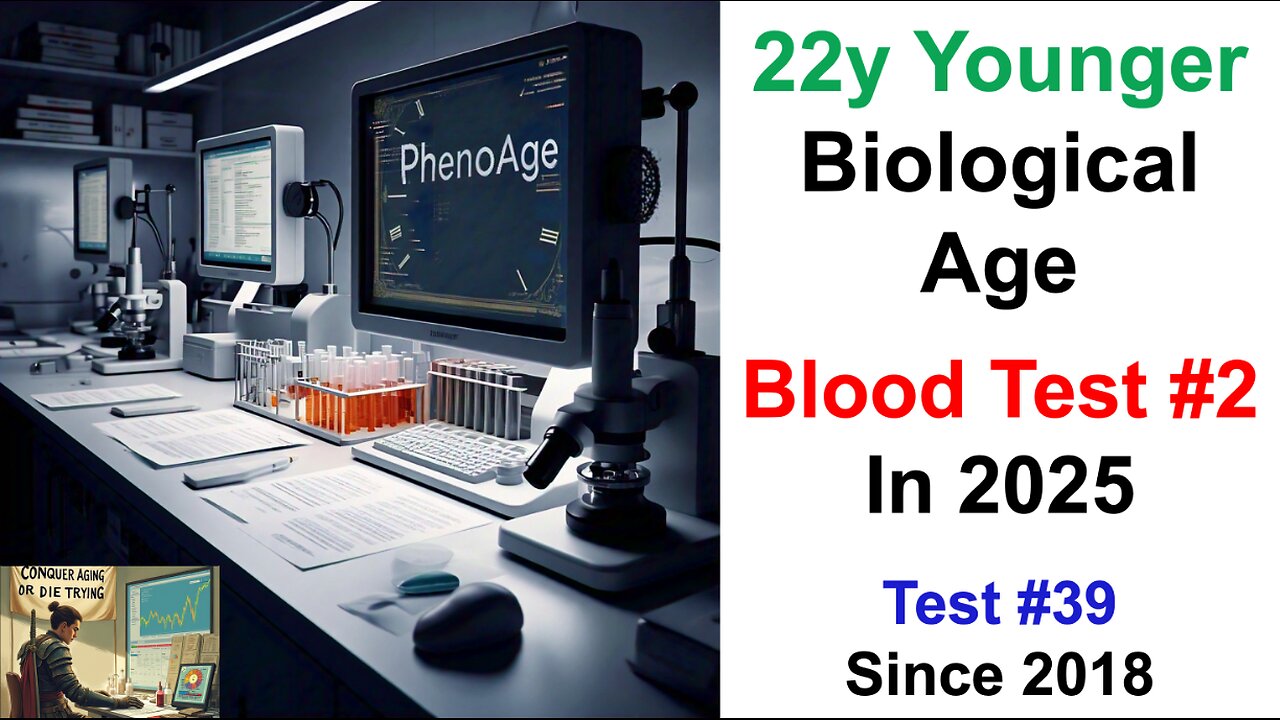 22y Younger Biological Age (Blood Test #2 In 2025)
