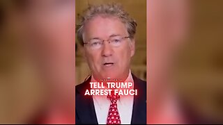 Alex Jones & Rand Paul: Trump Must Arrest Fauci For Covid Crimes - 7/25/25
