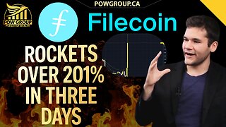 Filecoin Rockets Over 200%... Rally Over or Just Getting Started?