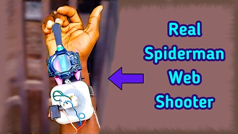 Real Spiderman Web shooter