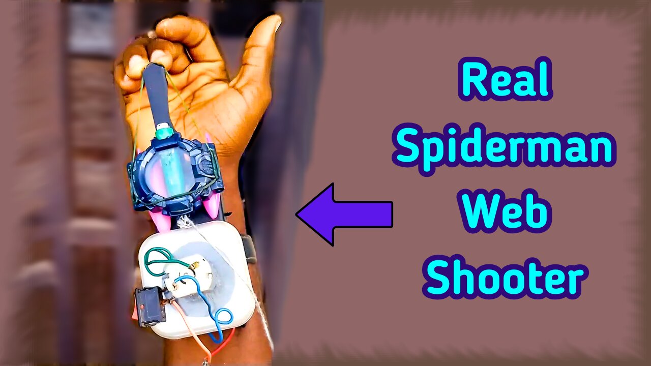 Real Spiderman Web shooter