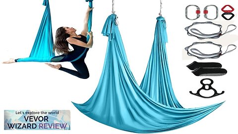 VEVOR Aerial Silk & Yoga Swing 11 Yards Aerial Yoga Hammock Kit Review