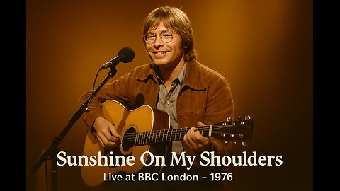 John Denver - Sunshine On My Shoulders (Live, BBC London 1976)