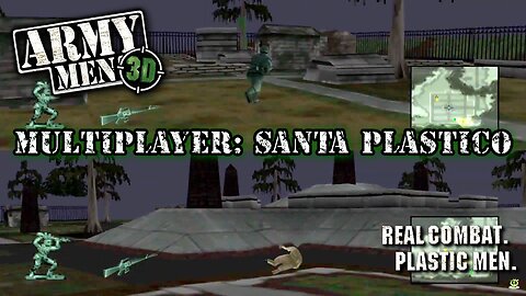 Army Men 3D - Multiplayer "Capture the Flag" PVP - Map: Santa Plastico