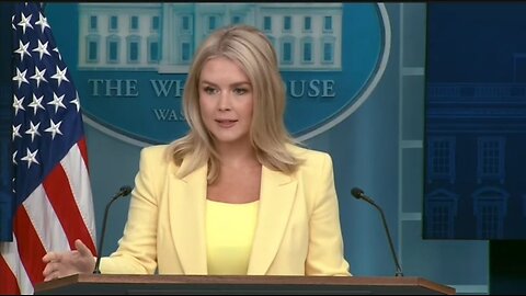 Karoline Leavitt Reveals Trump Went Back To Work Immediately After Mid-East Trip