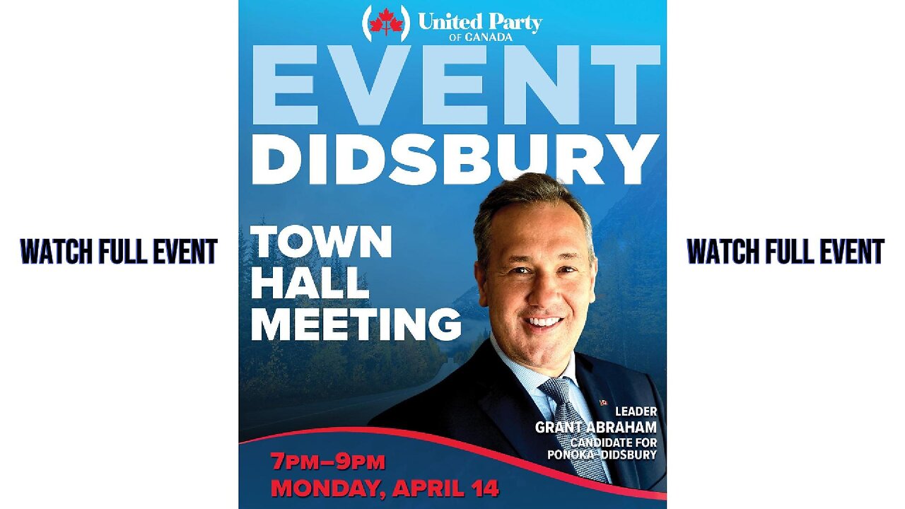 Grant Abraham - Didsbury Town Hall - April 14th