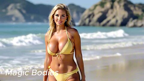 Natural Older Woman Over 40 Attractively Dressed Classy Shine in Swimsuits 