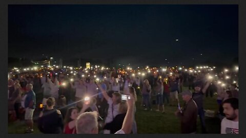 WOW! Patriots light up the sky in Waynesville, Ohio for Charlie Kirk