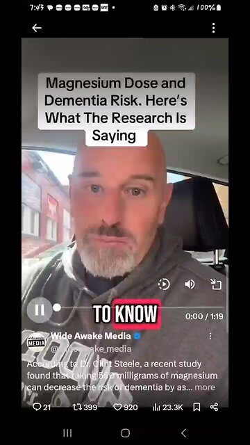 Magnesium Threonate & Glycinate May Reverse Alzheimer’s/Dementia & Improve Sleep