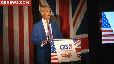 Nigel Farage vows Reform UK will win as GB News expands into Donald Trump's America at launch party