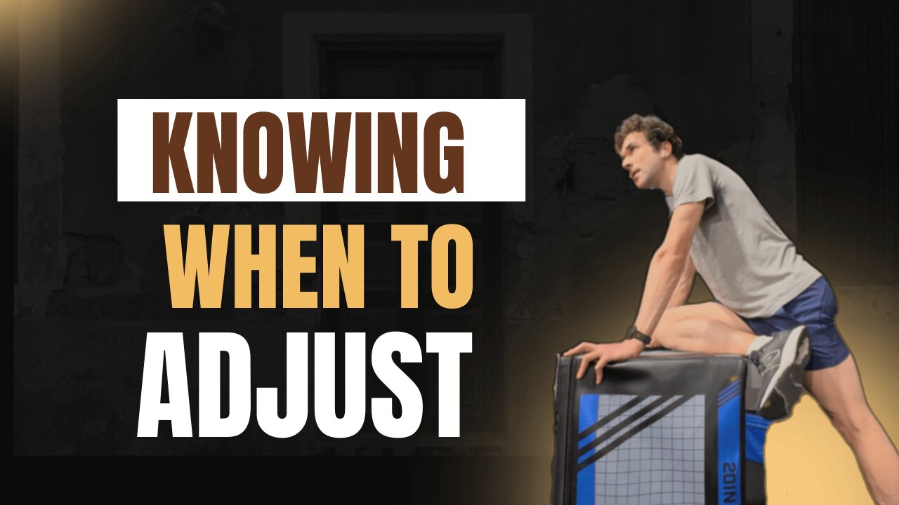 When to Adjust Your Training