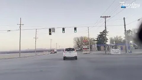 FALL MORNING DRIVE TO WINONA LAKE, INDIANA | PEACEFUL SCENIC JOURNEY