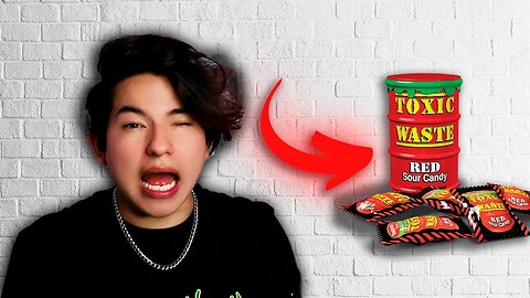 PROBE EL DULCE MAS ACIDO DEL MUNDO | TOXIC WASTE CANDY