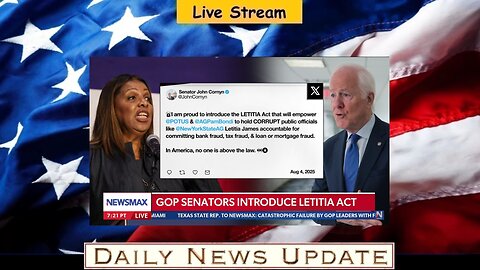 x430c: Newsmax - GOP bill aims to hold Letitia James accountable | The Right Squad