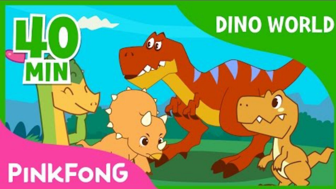 Dino World | T-Rex and more | +Compilation | Dinosaur Musical | Pinkfong Stories for Children