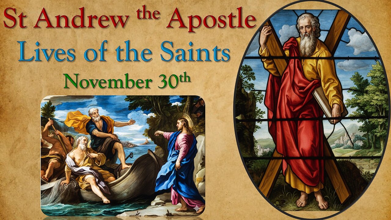 Saint Andrew the Apostle {November 30} 📖🎧