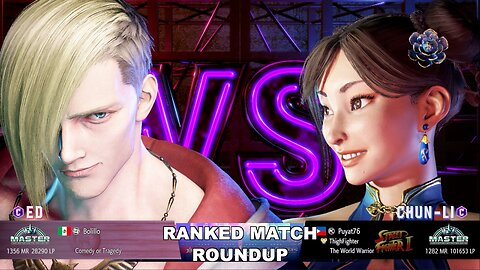 Kuya Kalbo SF6 Ranked Roundup. Chun Li Master Rank [Hori Fight Stick]