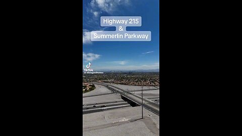 New Home Builder Expansion Site Summerlin Las Vegas Drone View