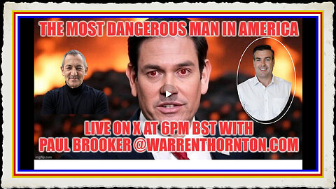 THE MOST DANGEROUS MAN IN AMERICA WITH WARREN THORNTON PAUL BROOKER
