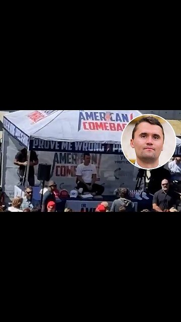 Watch the moment Charlie Kirk was killed, we scene very cruel 😭💔