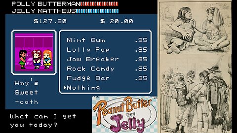 More Fan Made Custom Sprites of Peanut (Polly Butterman) & Jelly (Jilly Mathews) in River City Ransom Style [River City Girls shop Themes]
