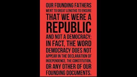 Democracy is a Sadd joke