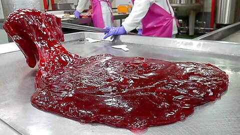 Amazing Fruit Candy Making Process - Candy Factory in Korea