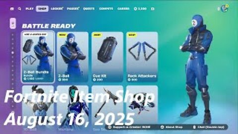 Fortnite Item Shop|August 16, 2025(*New* 2-Ball Bundle)