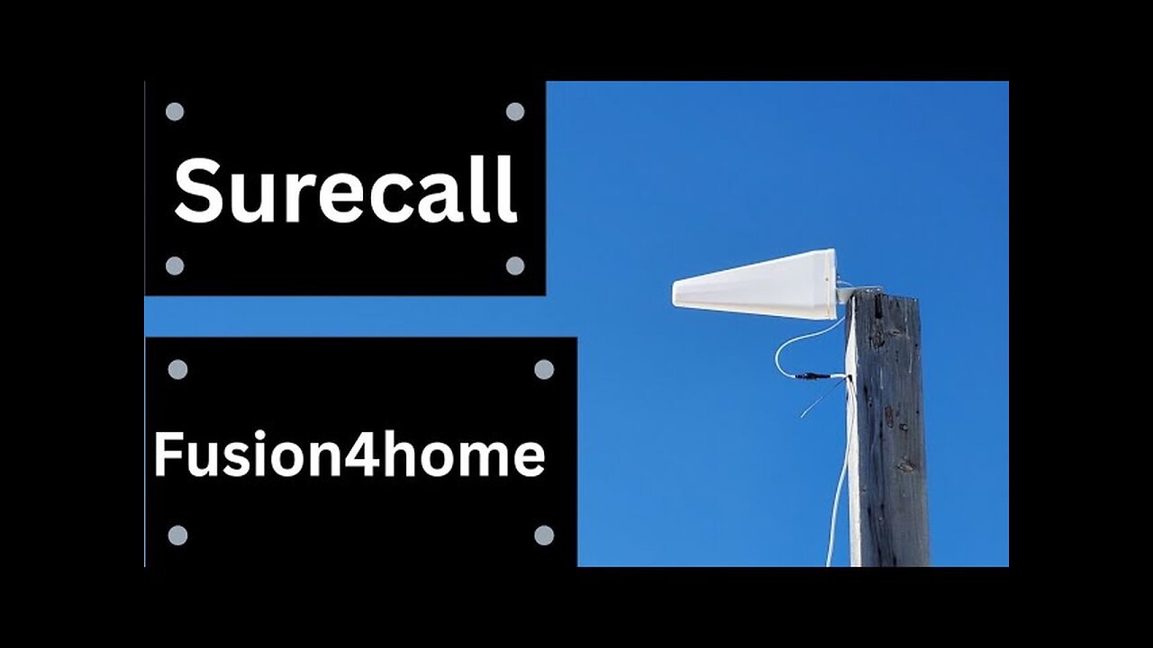 Surecall Fusion4home Antenna Upgrade and Relocation