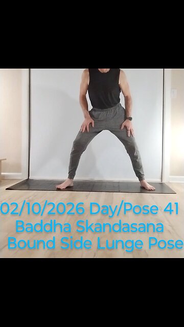 Baddha Skandasana - Bound Side Lunge Pose