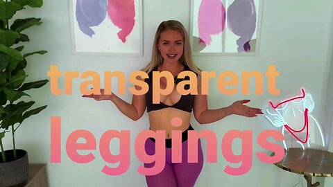 Transparent leggings