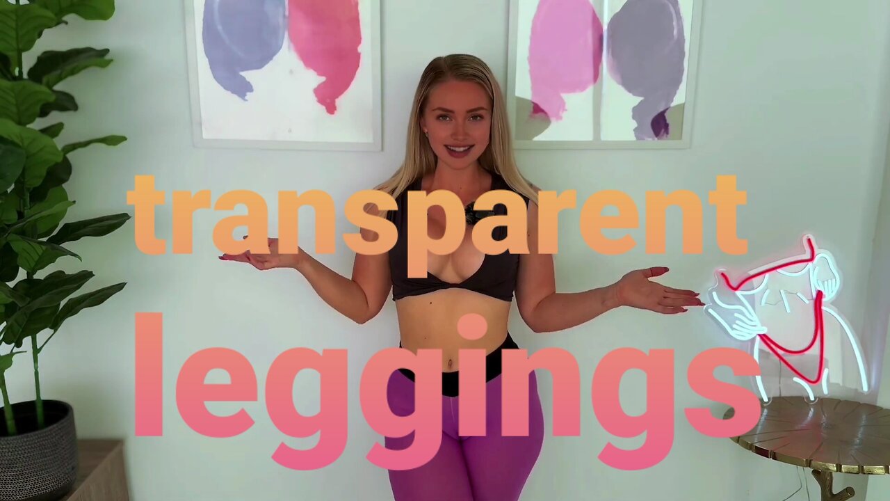 Transparent leggings